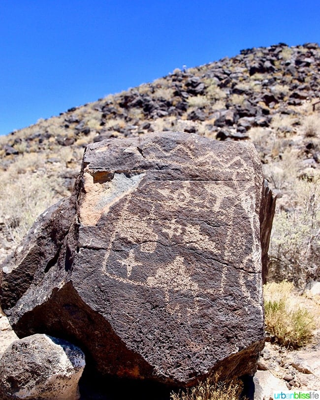 petroglyph in Albuquerque, New Mexico