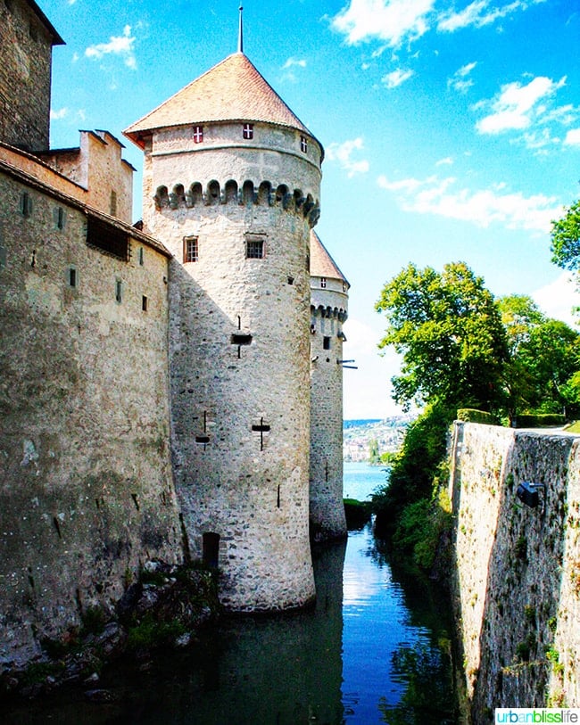 Chateau de Chillon moat