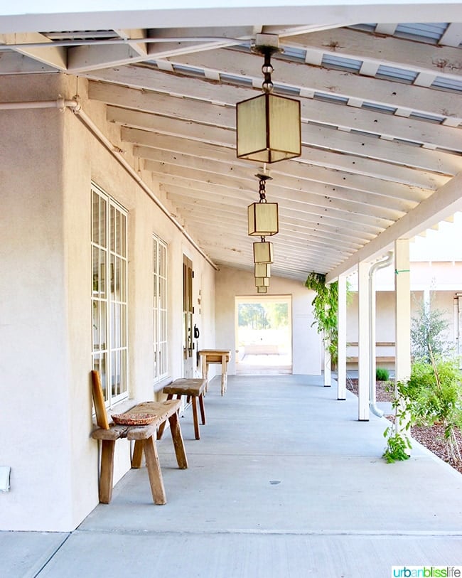 walkway Los Poblanos Inn Albuquerque New Mexico 