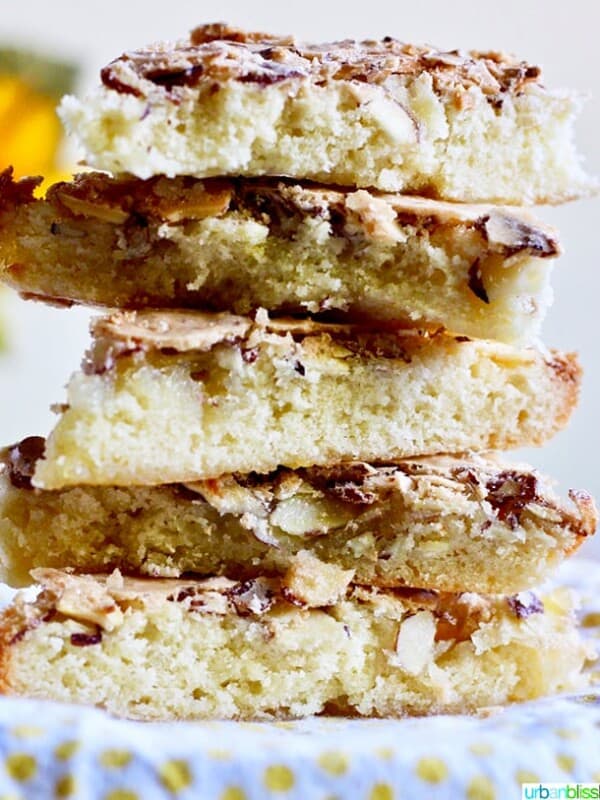 Swedish Visiting Cake Bars triangles stacked