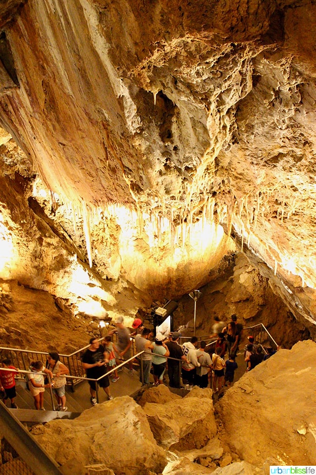 cave tour at Glenwood Caverns