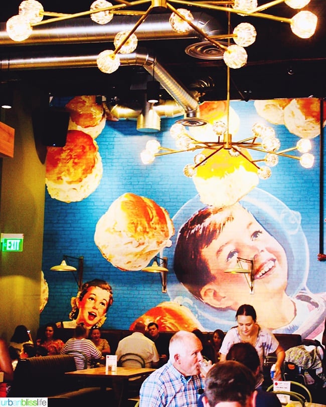 Denver Biscuit restaurant mural