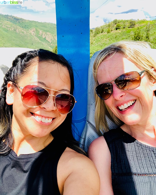 Marlynn Schotland & friend, Colorado road trip