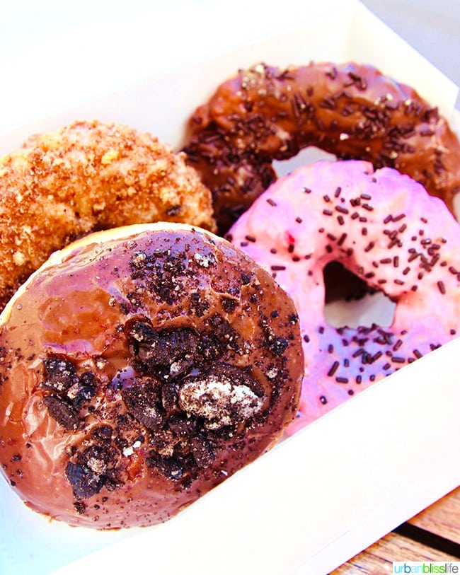 Sweet Coloradough donuts 