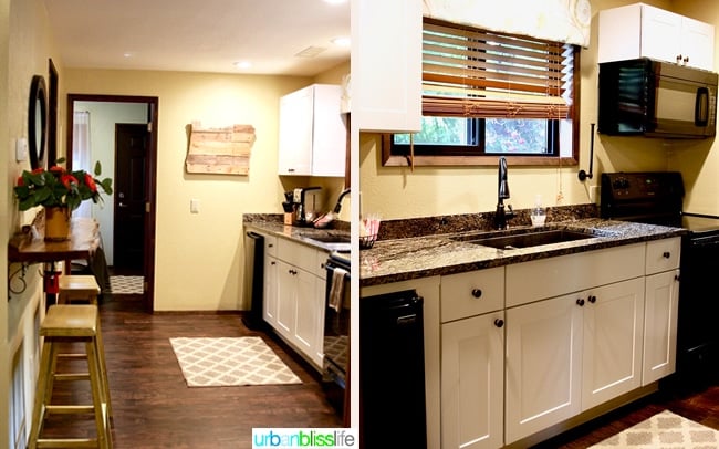 Silver Falls Lodge cabin kitchen