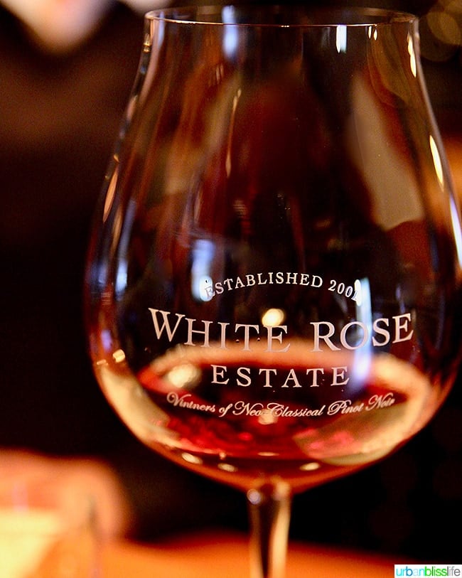 White Rose Estate pinot noir