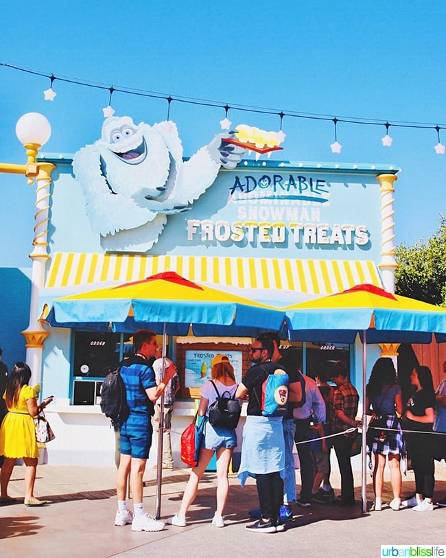 Pixar Pier Adorable Snowman Frosted Treats