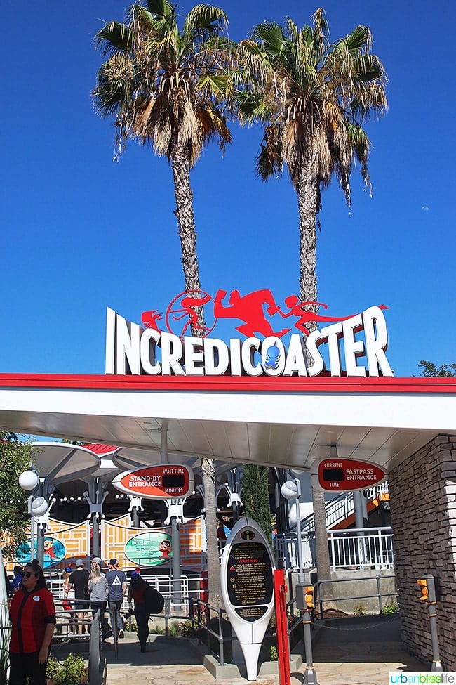 Pixar Pier Incredicoaster