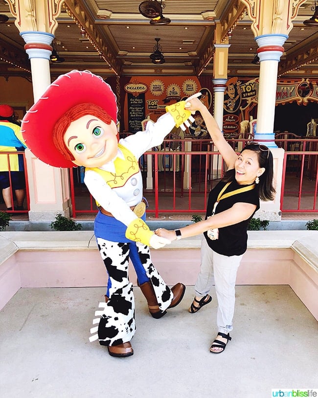 Pixar Pier characters Jessie Toy Story