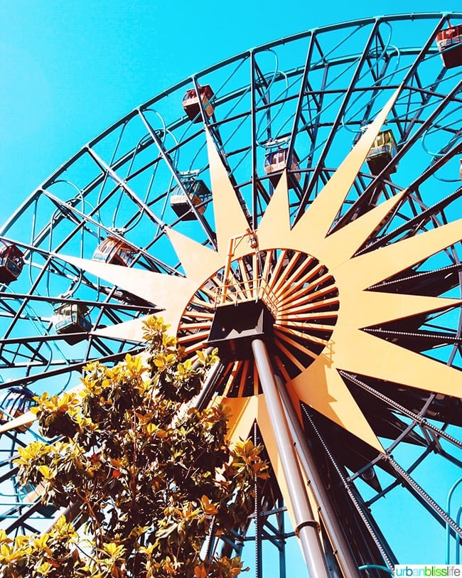 Disneyland Pixar Pier Mickey Wheel