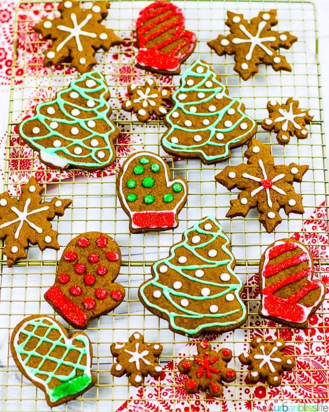 Chewy Gingerbread Cookies - freezer friendly holiday cookies