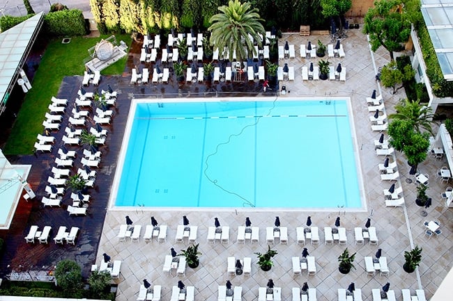 Hilton Athens hotel pool