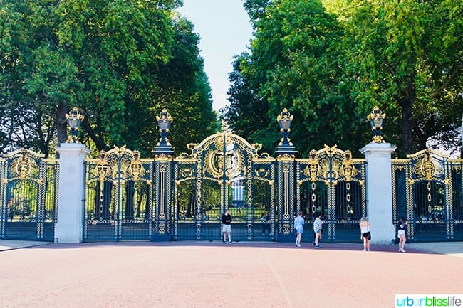 Canada Gate at Green Park London