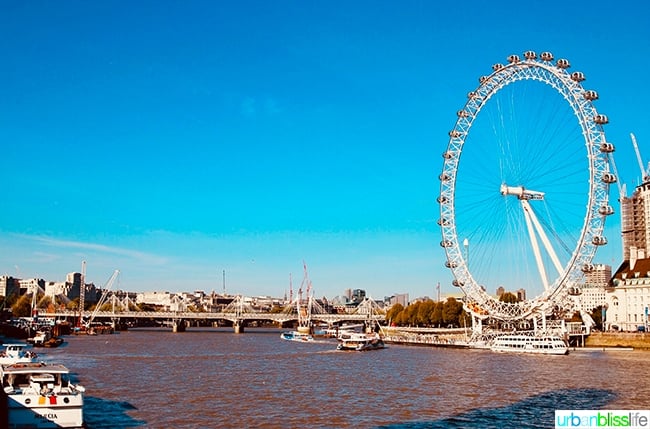 London Eye Thames River