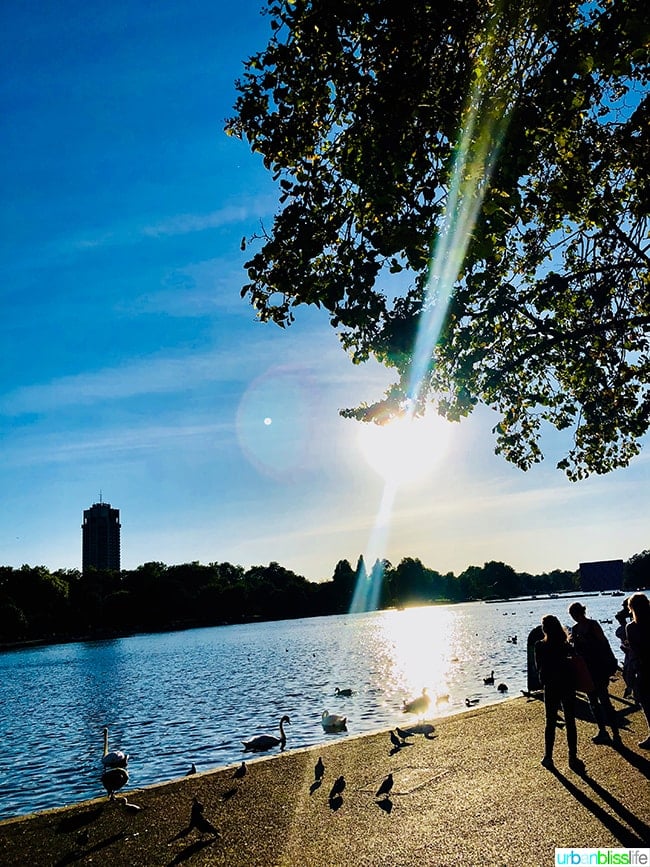 London Hyde Park Serpentine