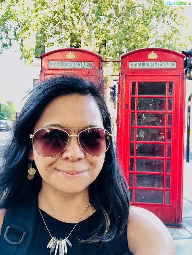 Marlynn red telephone booth London