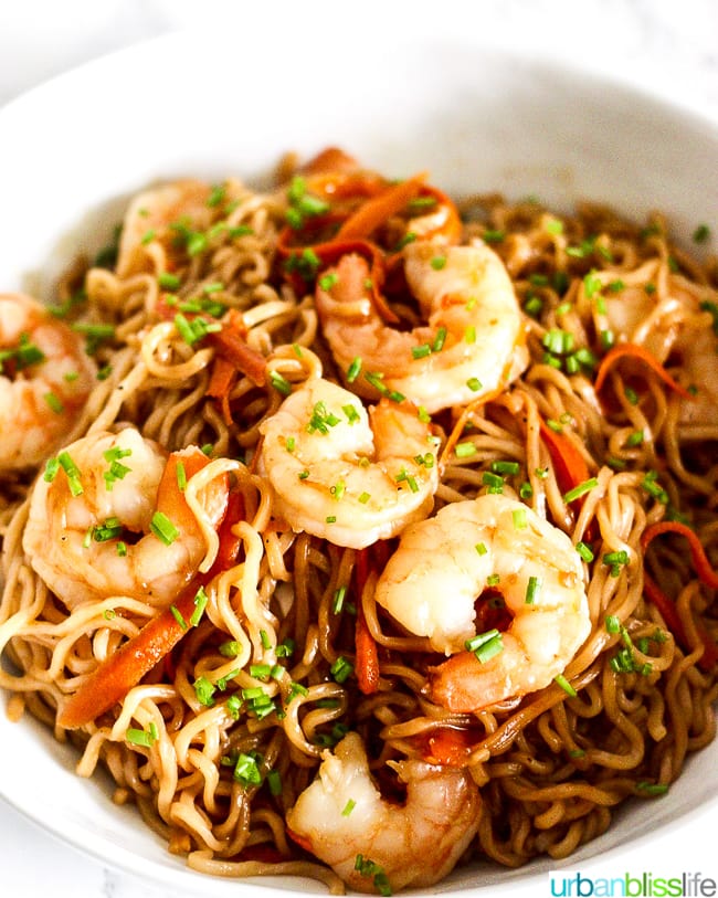 Shrimp Lo Mein Noodles