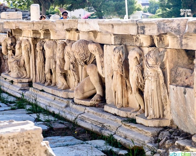 Theater of Dionysus at the Acropolis in Athens, Greece 