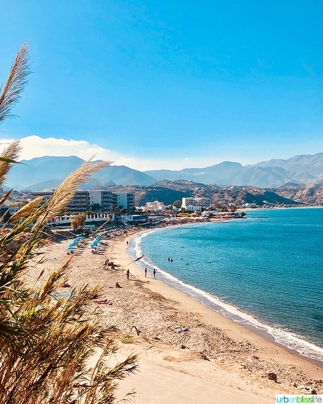 Beach near Pigadia on Karpathos Island, Greece