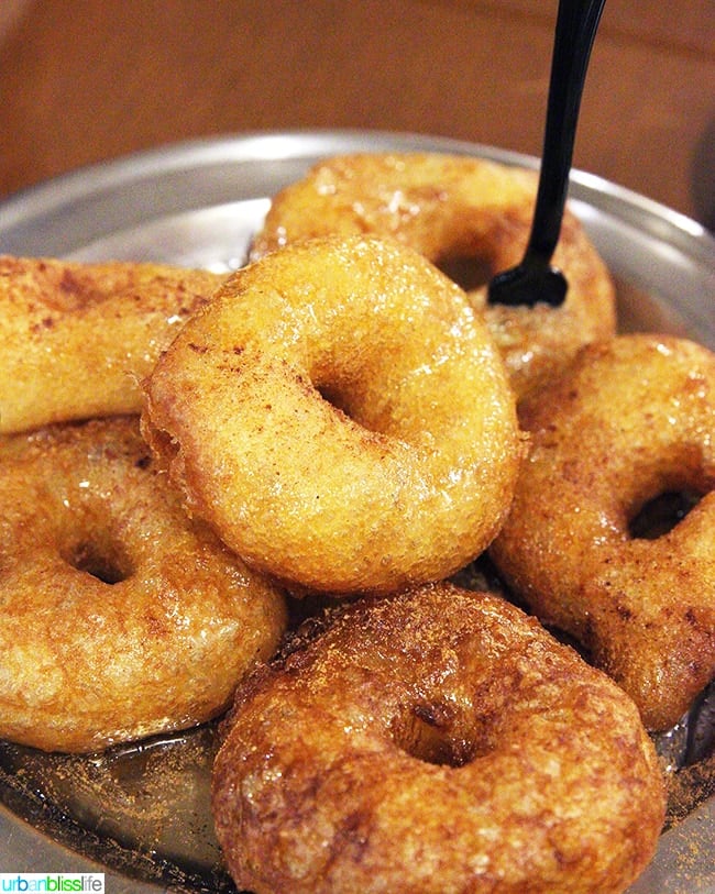 loukoumades Greek donuts in Athens, Greece