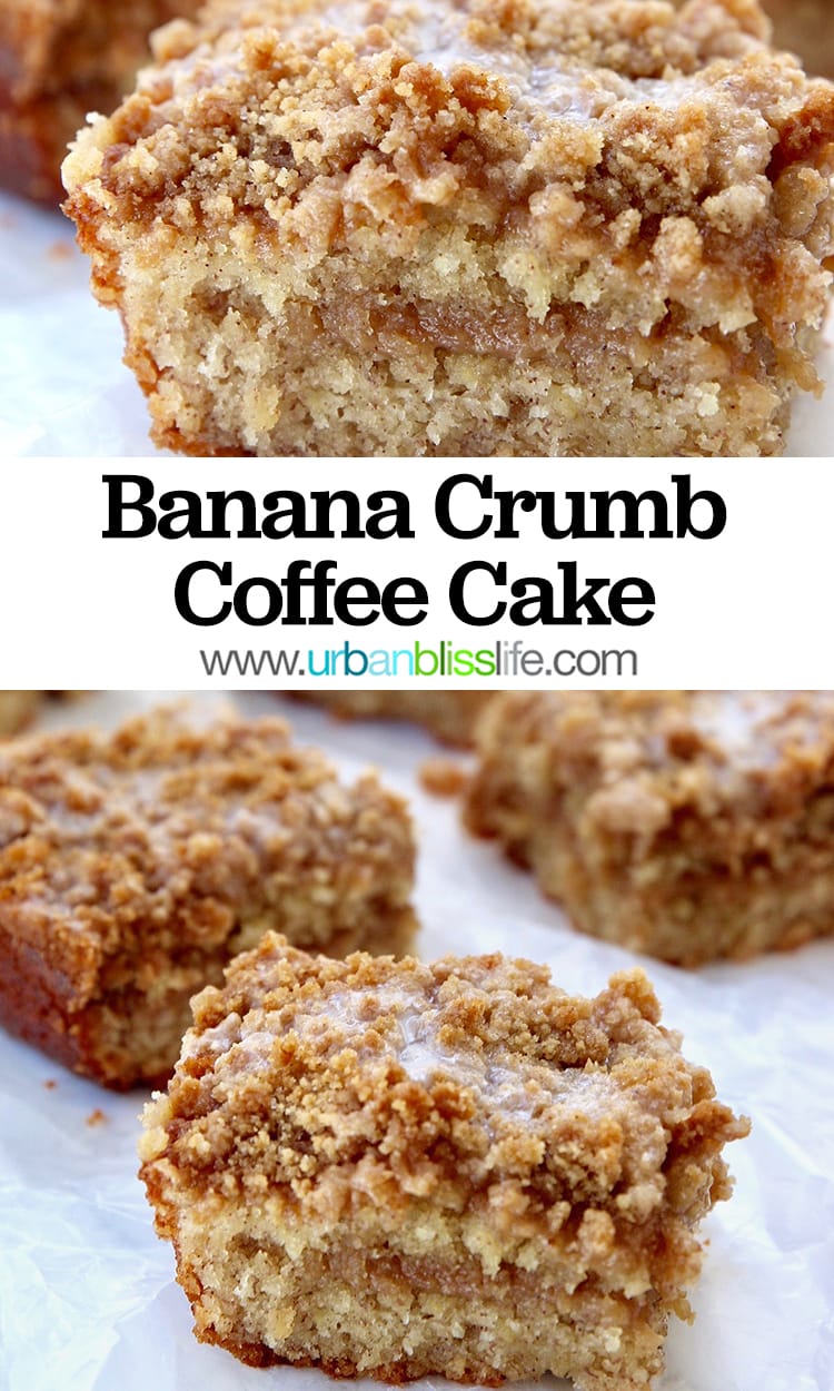 Banana Crumb Coffee Cake recipe