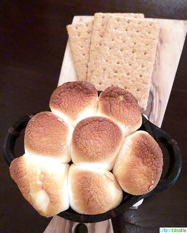 S'mores dessert at Hotel Valencia Santana Row