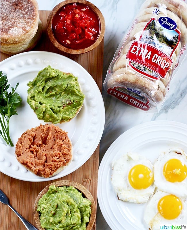 Huevos Rancheros Breakfast Sandwich ingredients