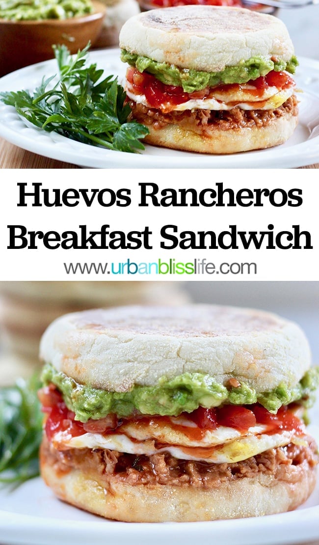 Huevos Rancheros Breakfast Sandwich recipe