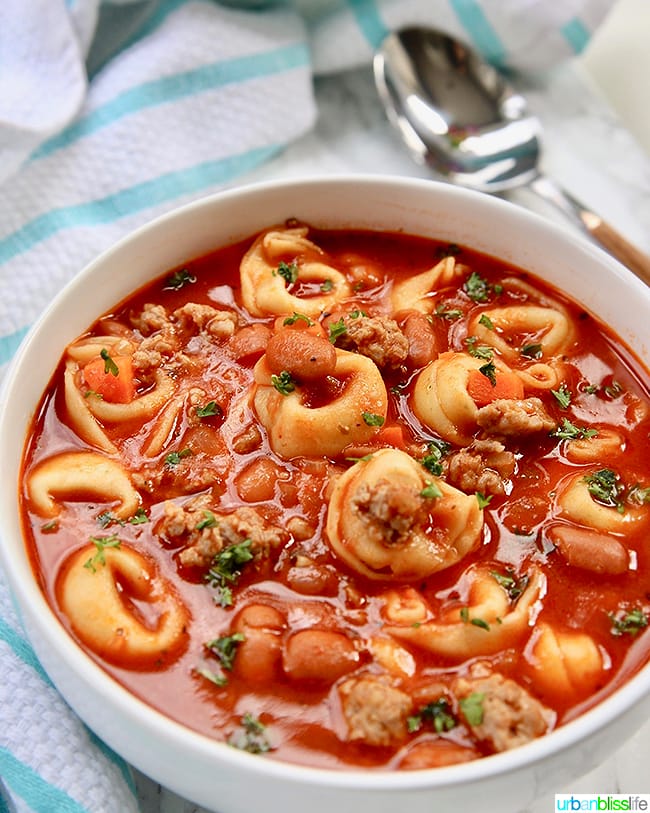 Sausage Tortellini Soup