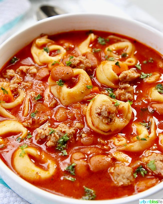 Sausage Tortellini Soup