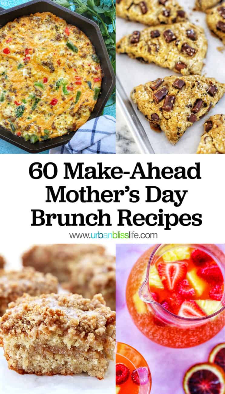 Mother's Day brunch recipes collage with text 3