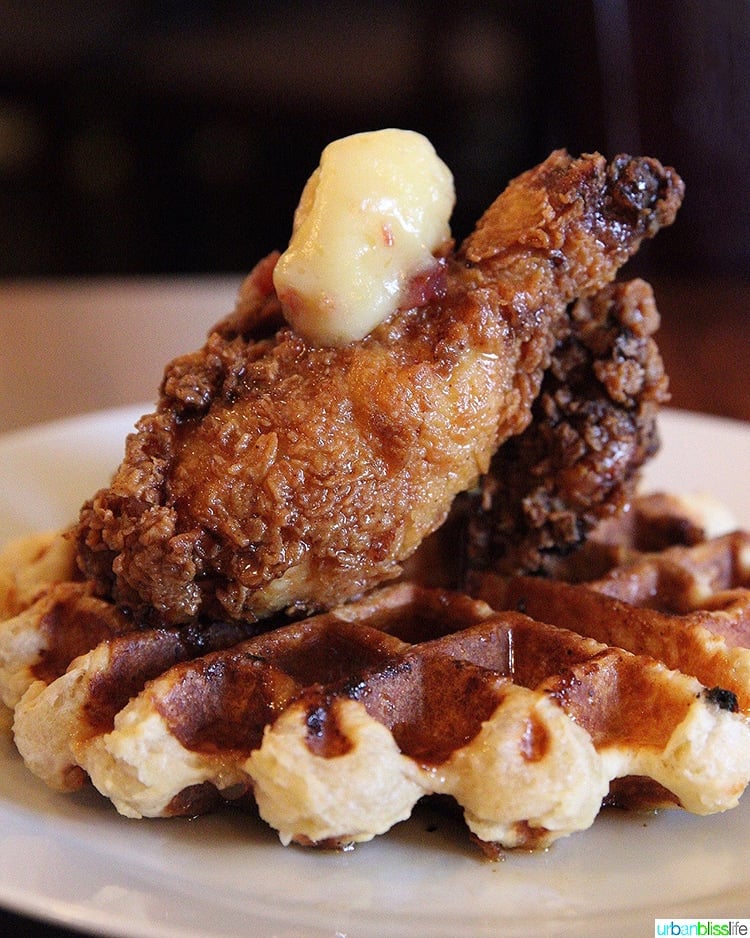 fried chicken and waffles