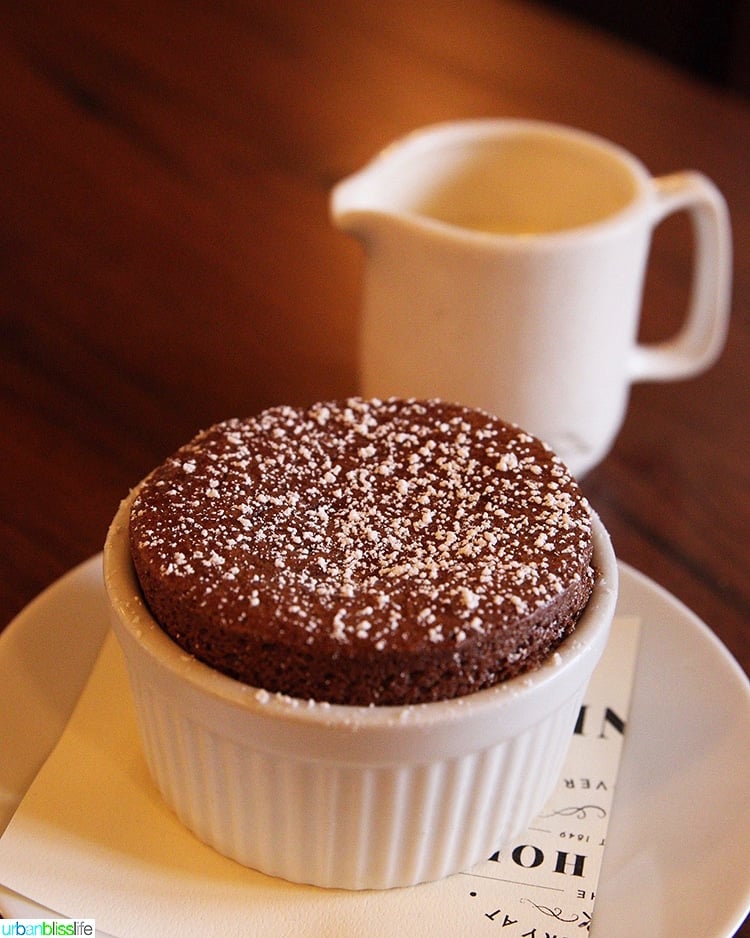 chocolate souffle