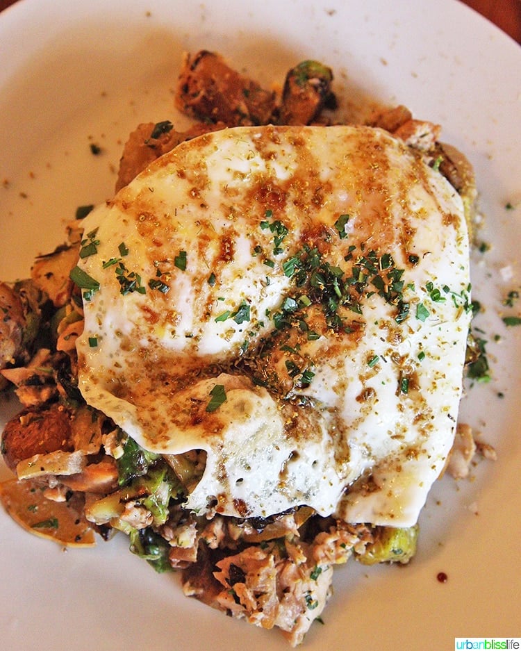 smoked trout hash