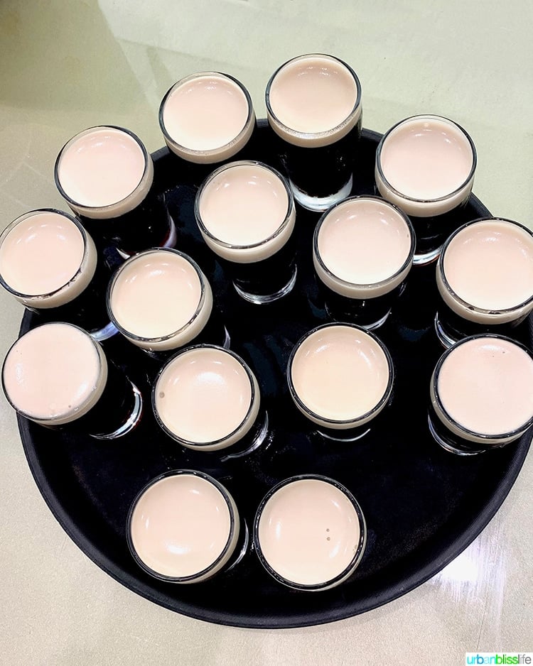tray of baby Guinness