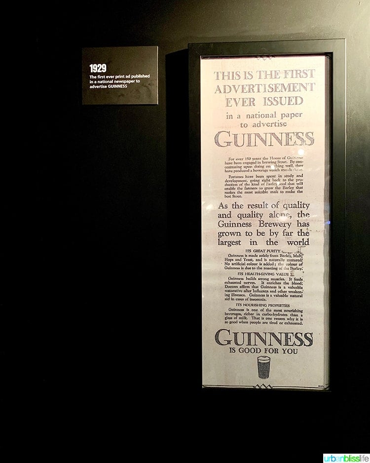 First Guinness Ad