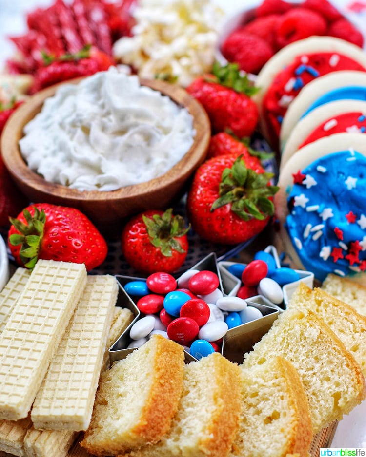 4th of July Dessert Board cake