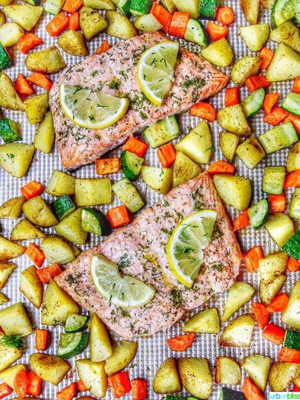 Sheet Pan Salmon and Vegetables