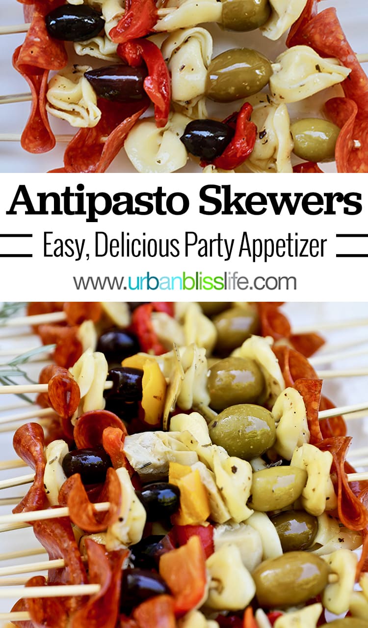 EASY ANTIPASTO SKEWERS + WonkyWonderful