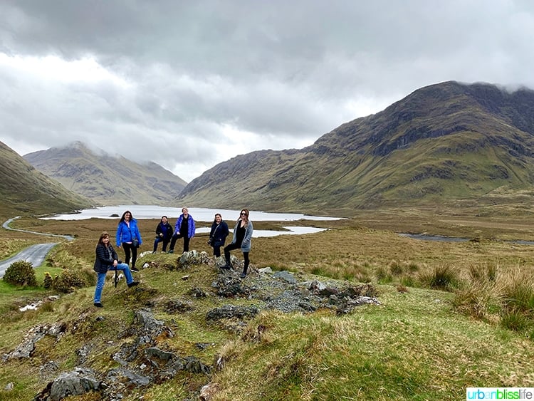 tourism Ireland group pic in county Mayo Ireland