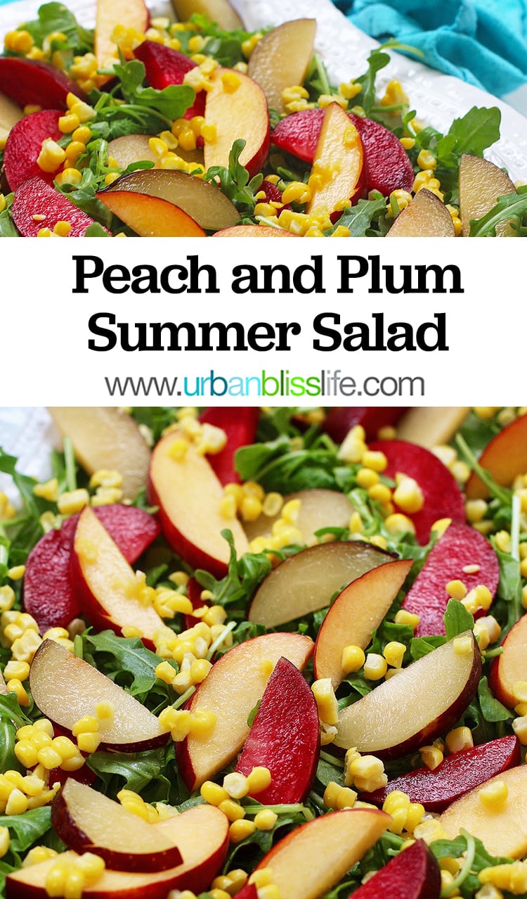 Peach and Plum Summer Salad