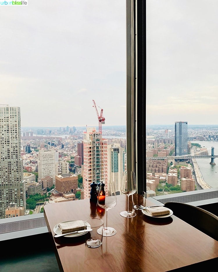 Manhatta restaurant view