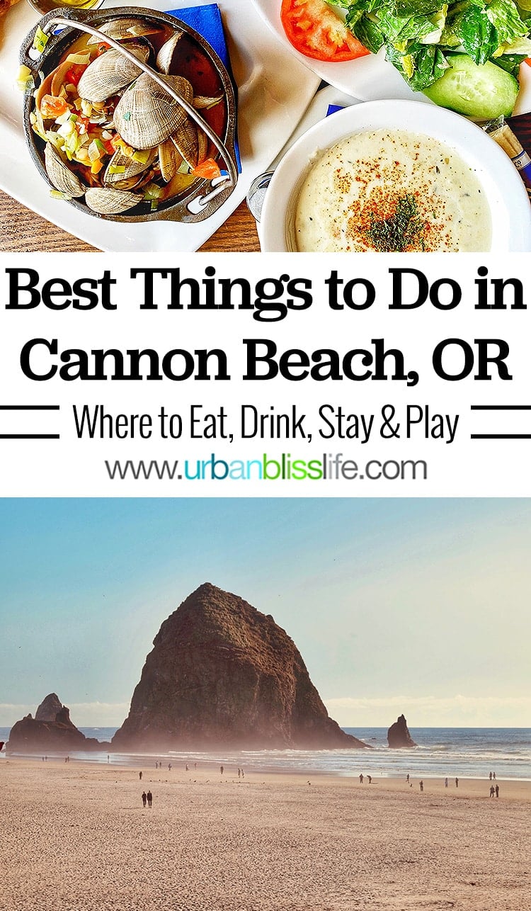 Best things to do in Cannon Beach, Oregon: haystack rock, lunch at Wayfarer