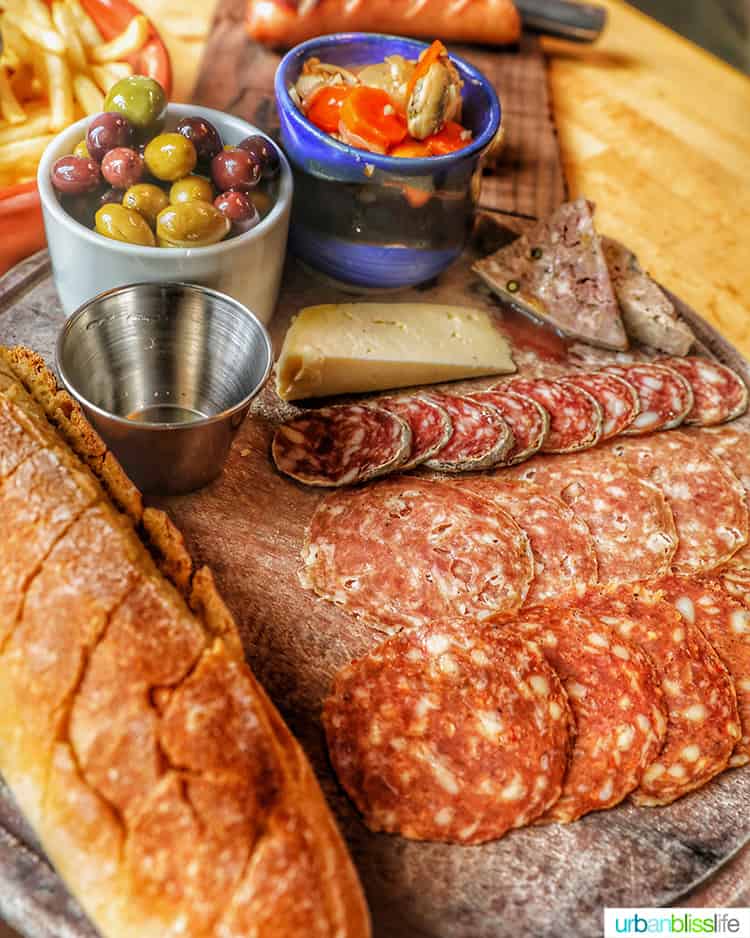 Olympia Provisions charcuterie board