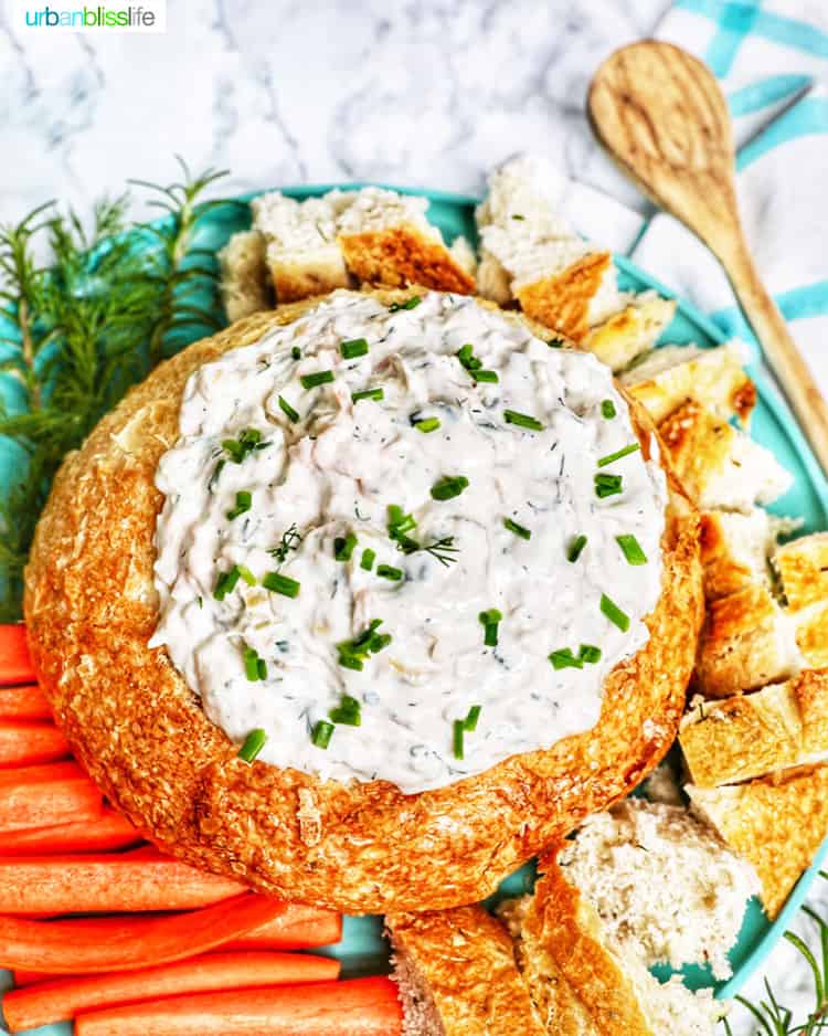 smoked salmon artichoke dip