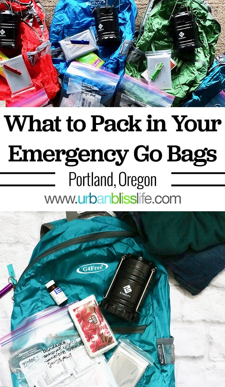 Emergency Go Bags