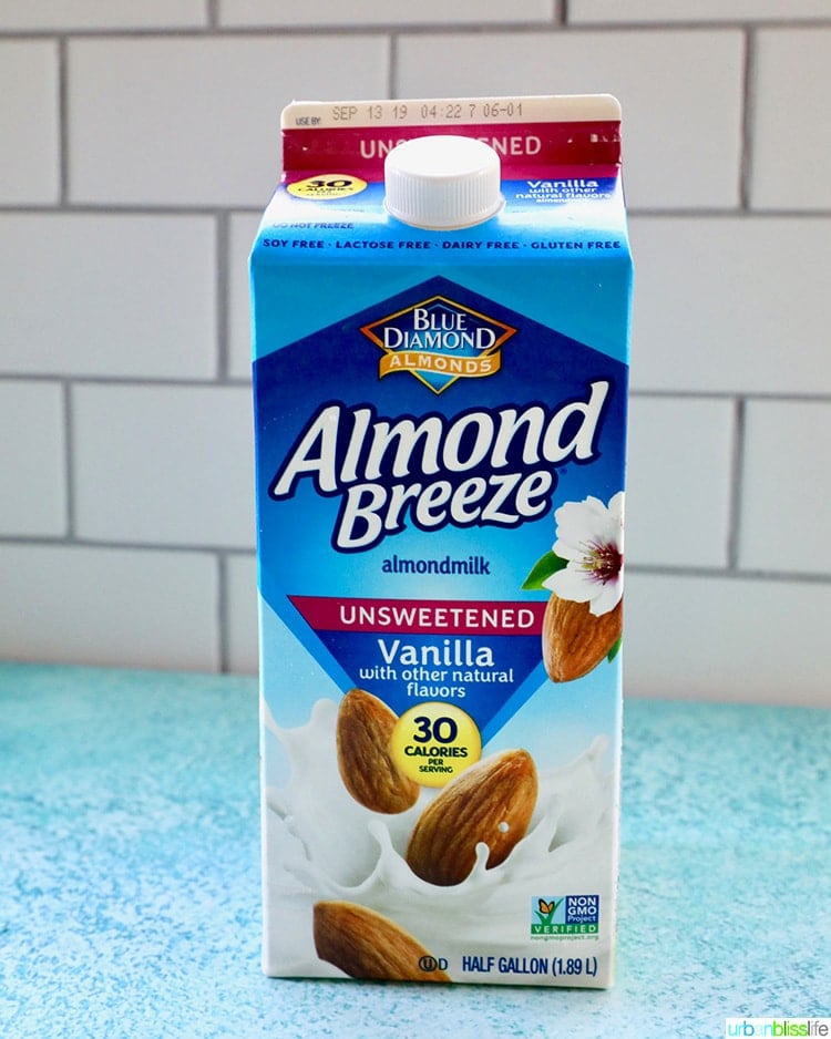 Almond Breeze dairy free almondmilk