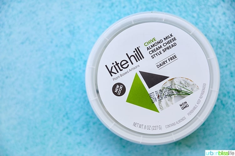 Kite Hill dairy free cream cheese