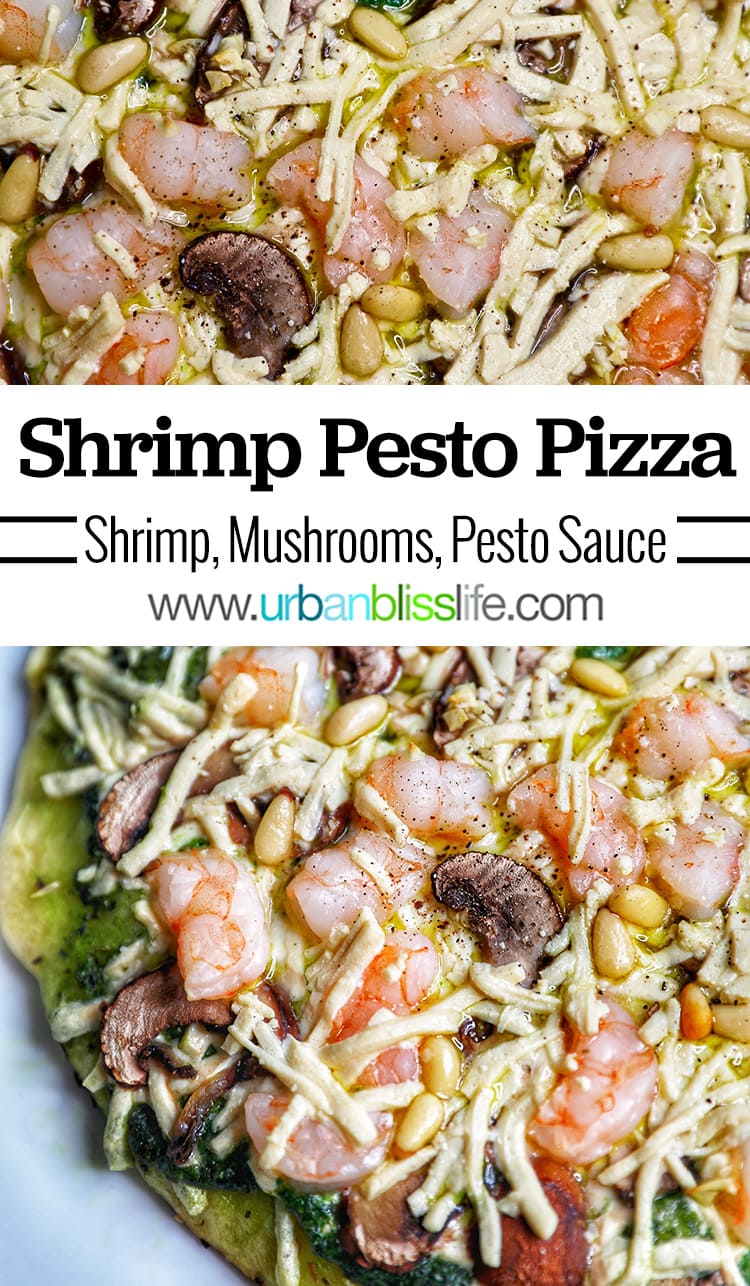 Shrimp Pesto Pizza