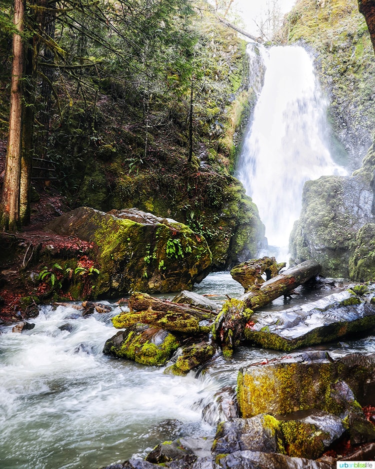 waterfall at Susan Creek Falls in southern Oregon